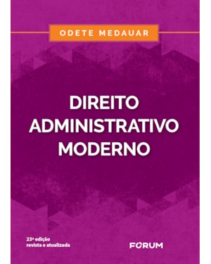 DIREITO ADMINISTRATIVO MODERNO