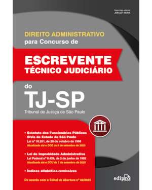 DIREITO ADMINISTRATIVO PARA CONCURSO DE ESCREVENTE DO TJSP