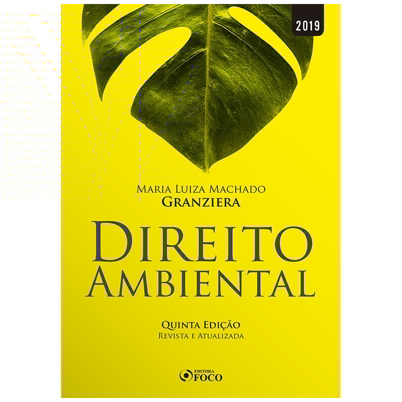 DIREITO AMBIENTAL - 5ª EDIÇÃO - 2019