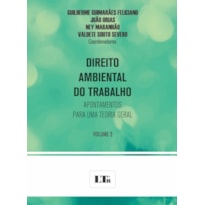 DIREITO AMBIENTAL DO TRABALHO - APONTAMENTOS PARA UMA TEORIA GERAL - VOL. 2