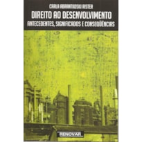 Direito ao desenvolvimento: antecedentes, significados e conseqüências