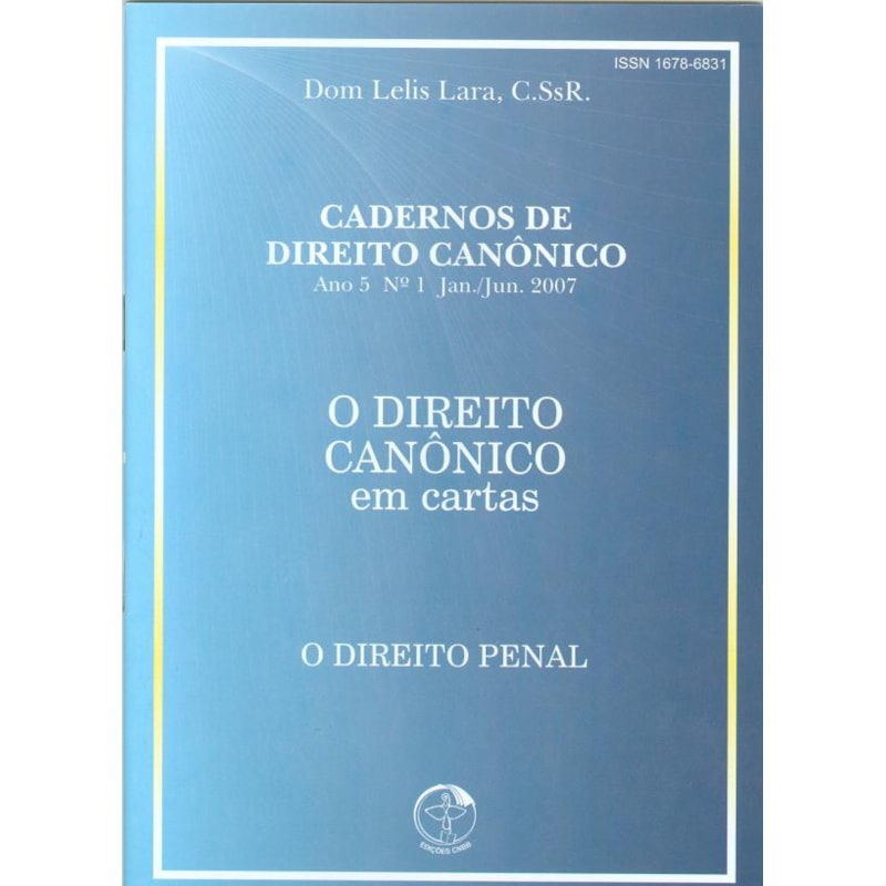 DIREITO CANONICO EM CARTAS - O DIREITO PENAL