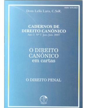 DIREITO CANONICO EM CARTAS - O DIREITO PENAL