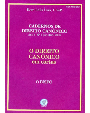 DIREITO CANONICO EM CARTAS, O - O BISPO