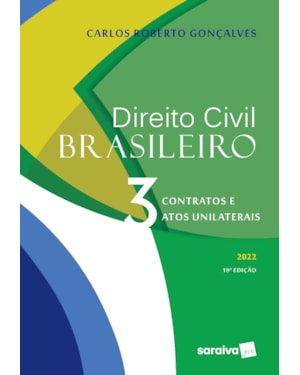 DIREITO CIVIL BRASILEIRO VOL. 3 - 19ª EDIÇÃO 2022