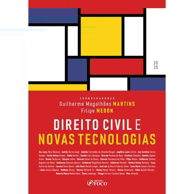 DIREITO CIVIL E NOVAS TECNOLOGIAS - 1ª ED - 2025