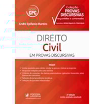 DIREITO CIVIL - EM PROVA DISCURSIVAS