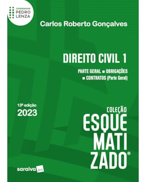 DIREITO CIVIL ESQUEMATIZADO - VOL. 1 - 13ª EDIÇÃO 2023