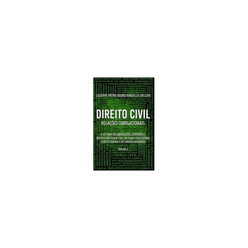 Direito civil - Relações obrigacionais: o sistema das obrigações, contratos e responsabilidade civil em chave civilizatória constitucional e de direitos humanos