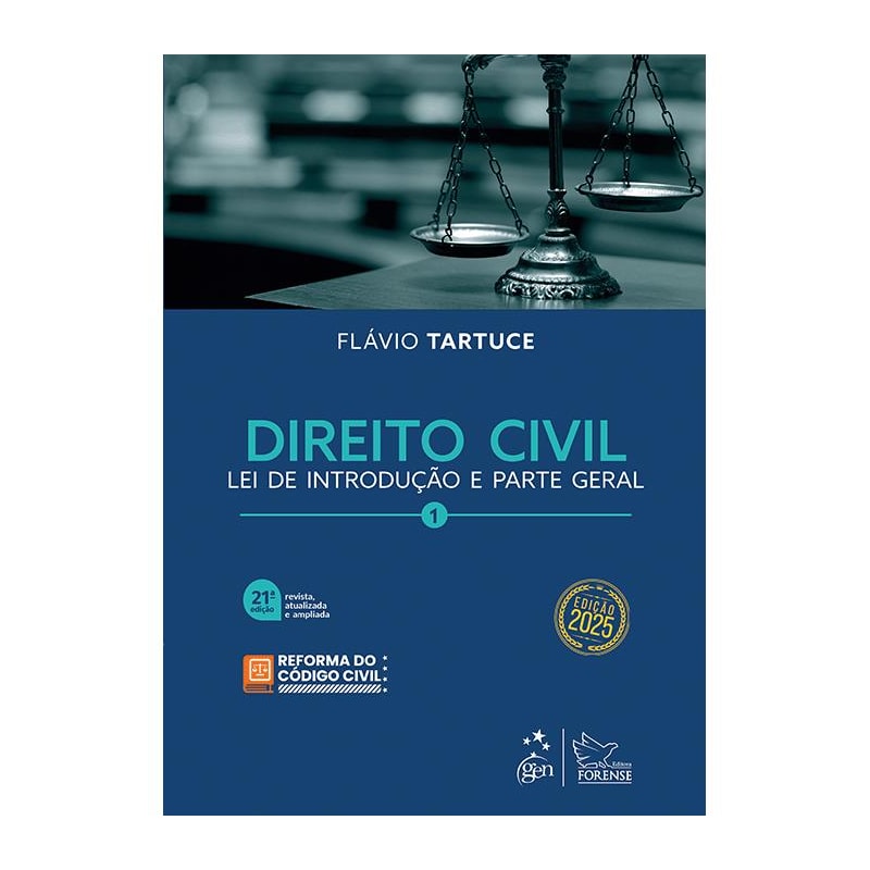 DIREITO CIVIL VOL.1 - 21ª EDIÇÃO 2025