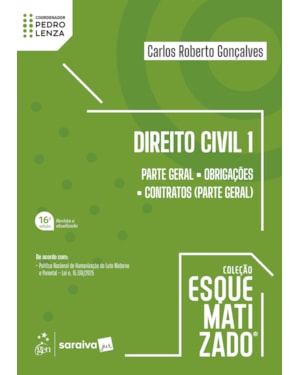DIREITO CIVIL - VOL.1 - COLEÇÃO ESQUEMATIZADO - 16ª EDIÇÃO 2026