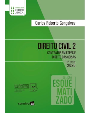 DIREITO CIVIL - VOLUME 2 - COLEÇÃO ESQUEMATIZADO - 13ª EDIÇÃO 2025