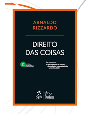 DIREITO DAS COISAS - 9ª EDIÇÃO 2021