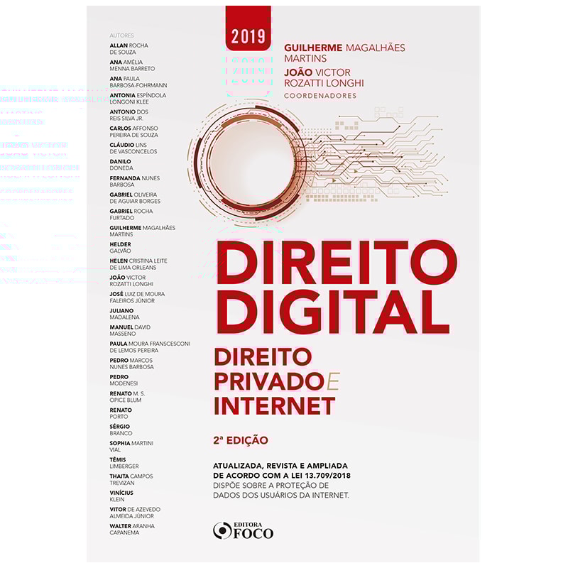DIREITO DIGITAL: DIREITO PRIVADO E INTERNET - 2ª EDIÇÃO - 2019
