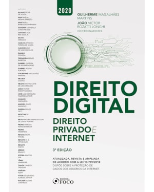 DIREITO DIGITAL: DIREITO PRIVADO E INTERNET - 3ª EDIÇÃO - 2020