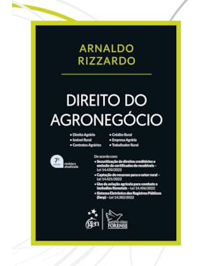 DIREITO DO AGRONEGÓCIO