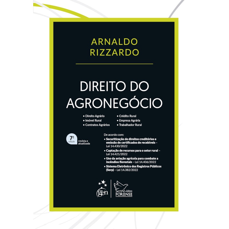 DIREITO DO AGRONEGÓCIO