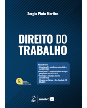 DIREITO DO TRABALHO - 42ª EDIÇÃO 2026