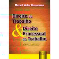 DIREITO DO TRABALHO & DIREITO PROCESSUAL DO TRABALHO - NOVOS RUMOS