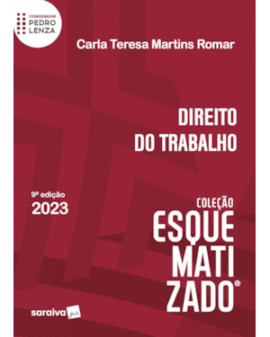 DIREITO DO TRABALHO ESQUEMATIZADO - 9ª EDIÇÃO 2023