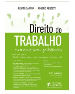 DIREITO DO TRABALHO PARA CONCURSOS PÚBLICOS (2022)