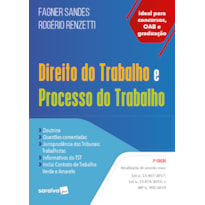 DIREITO E PROCESSO DO TRABALHO - 2ª EDIÇÃO 2020