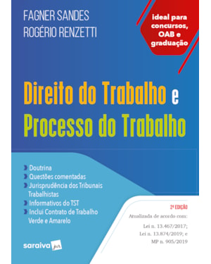 DIREITO E PROCESSO DO TRABALHO - 2ª EDIÇÃO 2020