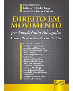 DIREITO EM MOVIMENTO - POR POPP&NALIN ADVOGADOS - VOLUME III