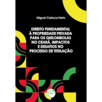 DIREITO FUNDAMENTAL À PROPRIEDADE PRIVADA PARA OS QUILOMBOLAS NO CEARÁ, IMPACTOS E DESAFIOS NO PROCESSO DE TITULAÇÃO: DESAFIOS E PERSPECTIVAS