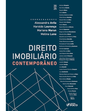 DIREITO IMOBILIÁRIO CONTEMPORÂNEO - 1ª ED - 2025