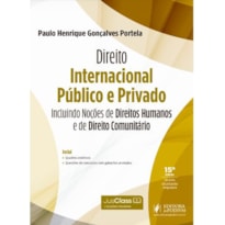 DIREITO INTERNACIONAL PÚBLICO E PRIVADO - INCLUINDO NOÇÕES DE DIREITOS HUMANOS E DE DIREITO COMUNITÁRIO