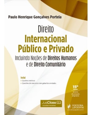 DIREITO INTERNACIONAL PÚBLICO E PRIVADO - INCLUINDO NOÇÕES DE DIREITOS HUMANOS E DE DIREITO COMUNITÁRIO