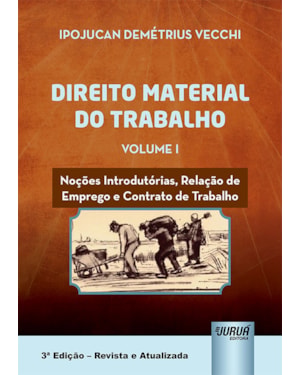 DIREITO MATERIAL DO TRABALHO - VOLUME I - NOÇÕES INTRODUTÓRIAS, RELAÇÃO DE EMPREGO E CONTRATO DE TRABALHO