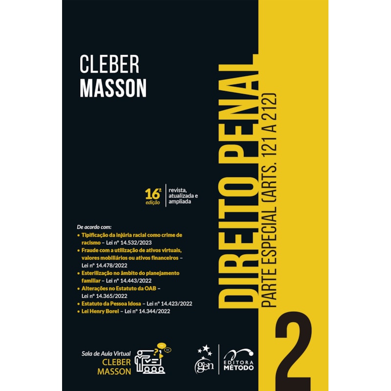 DIREITO PENAL - PARTE ESPECIAL (ARTS. 121 A 212) - VOL. 2