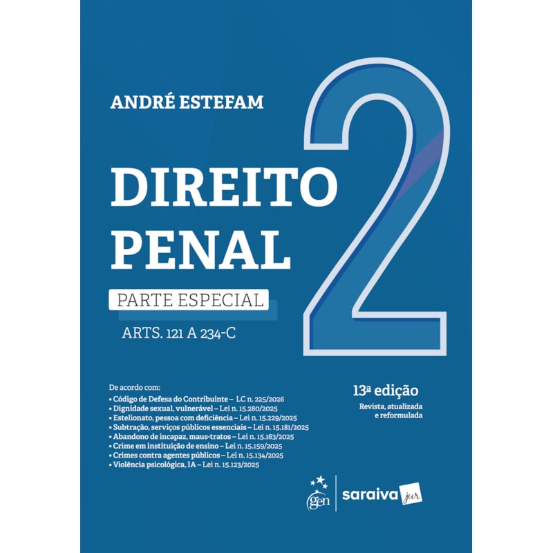 DIREITO PENAL - PARTE ESPECIAL - VOL.2 - 13ª EDIÇÃO 2026