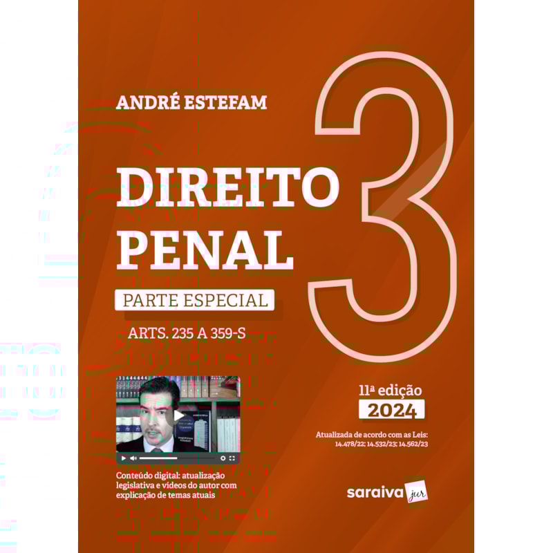 DIREITO PENAL - PARTE ESPECIAL VOL.3 - 11ª EDIÇÃO 2024
