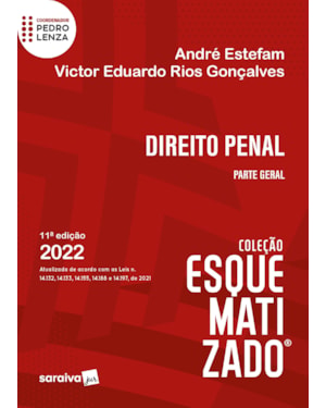 DIREITO PENAL - PARTE GERAL ESQUEMATIZADO - 11ª EDIÇÃO 2022