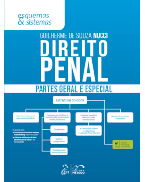 DIREITO PENAL-PARTES GERAL E ESPECIAL-ESQUEMAS ||CHR(38)|| SISTEMAS - 9ª EDIÇÃO 2024