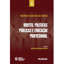 DIREITO, POLÍTICAS PÚBLICAS E EDUCAÇÃO PROFISSIONAL