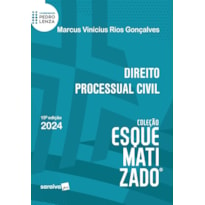 DIREITO PROCESSUAL CIVIL - COLEÇÃO ESQUEMATIZADO - 15ª EDÇÃO 2024