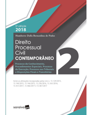 DIREITO PROCESSUAL CIVIL CONTEMPORÂNEO - 5ª EDIÇÃO DE 2018