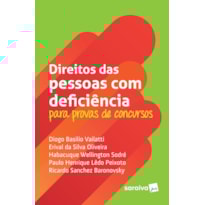 DIREITOS DAS PESSOAS COM DEFICIÊNCIA PARA PROVAS DE CONCURSOS - 1ª EDIÇÃO 2019