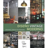Diseño vintage moderno. industrial, gráfico y de interiores
