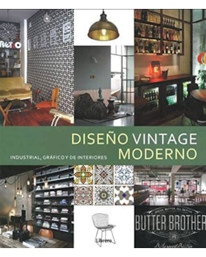 Diseño vintage moderno. industrial, gráfico y de interiores