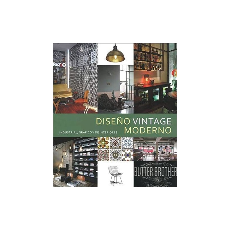 Diseño vintage moderno. industrial, gráfico y de interiores