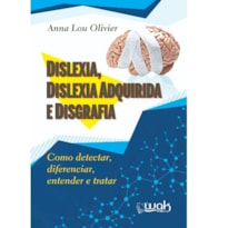 DISLEXIA, DISLEXIA ADQUIRIDA E DISGRAFIA - COMO DETECTAR, DIFERENCIAR, ENTENDER E TRATAR