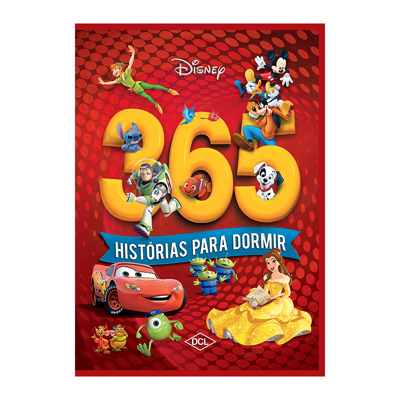DISNEY - 365 HISTÓRIAS PARA DORMIR - LUXO - CONTOS CLÁSSICOS - (CAPA ALMOFADADA)