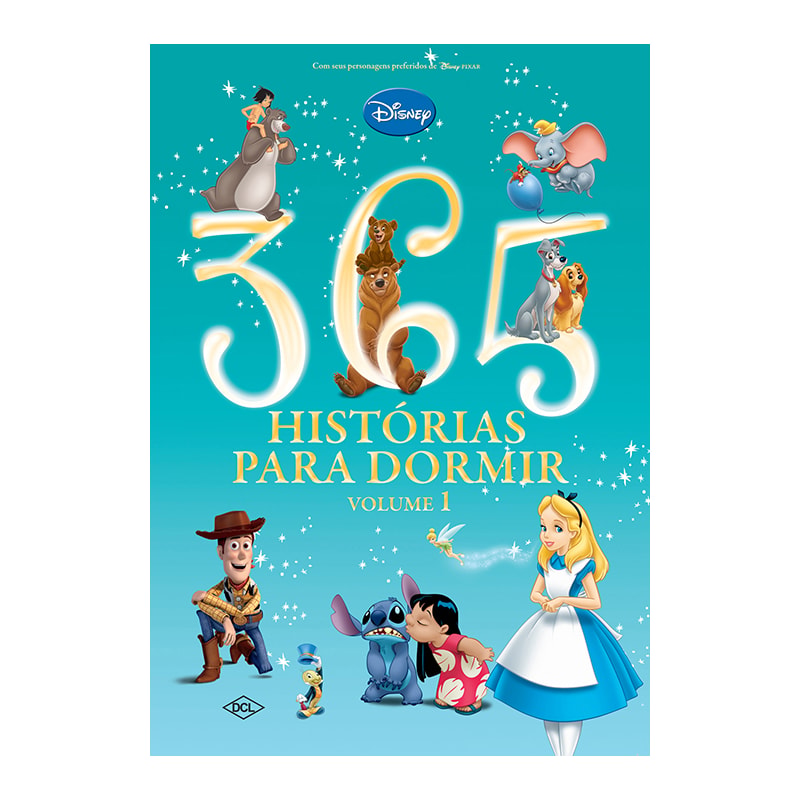 DISNEY - 365 HISTÓRIAS PARA DORMIR - LUXO - CONTOS MÁGICOS - (CAPA ALMOFADADA)