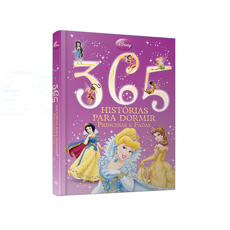 DISNEY - 365 HISTÓRIAS PARA DORMIR - LUXO - CONTOS PRINCESAS - (CAPA ALMOFADADA)