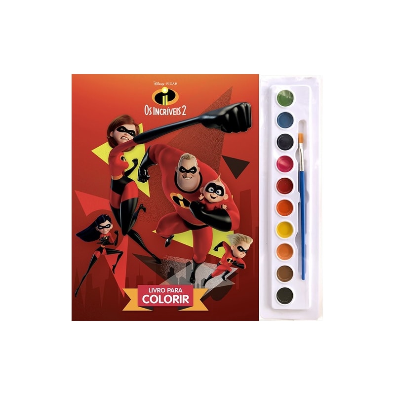 DISNEY - AQUARELA - OS INCRIVEIS 2